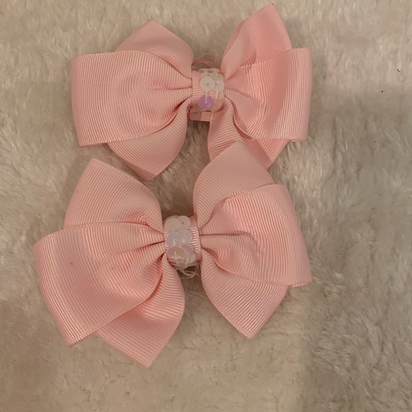 Girls Bow Barrette Set - Picture 11 of 11